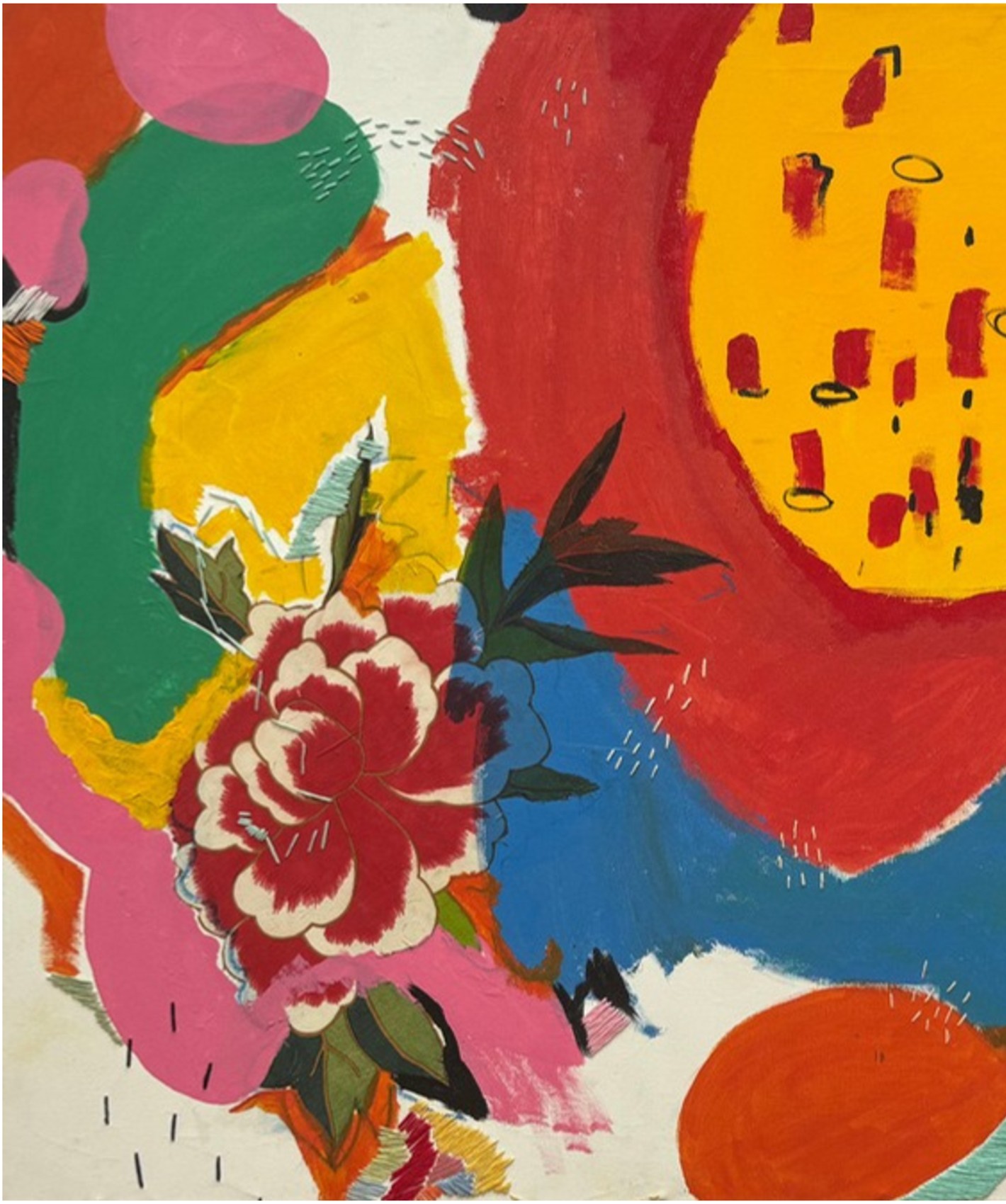 Composição com flores